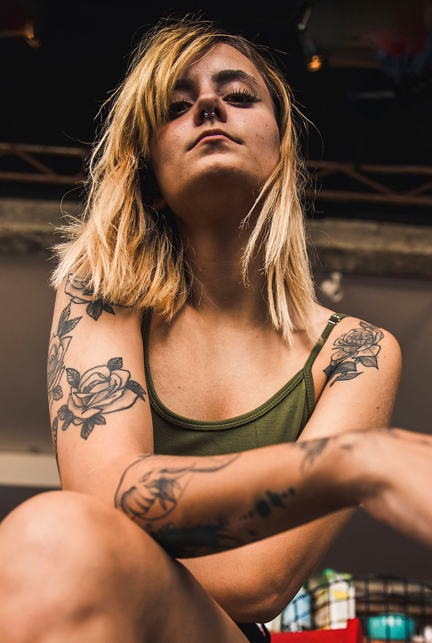 Melissa Templeton, tattoo artist and owner